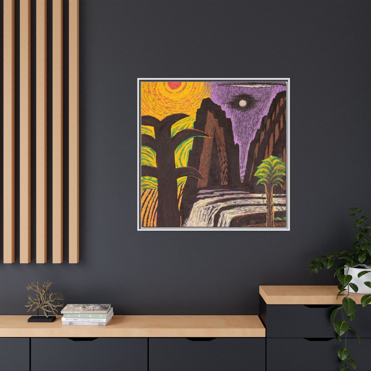 Abstract Landscape Print