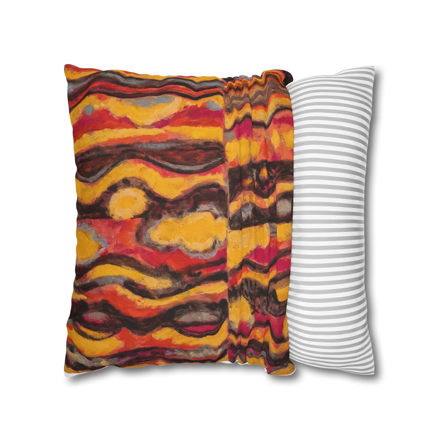 Original design Spun Polyester Square Pillowcase