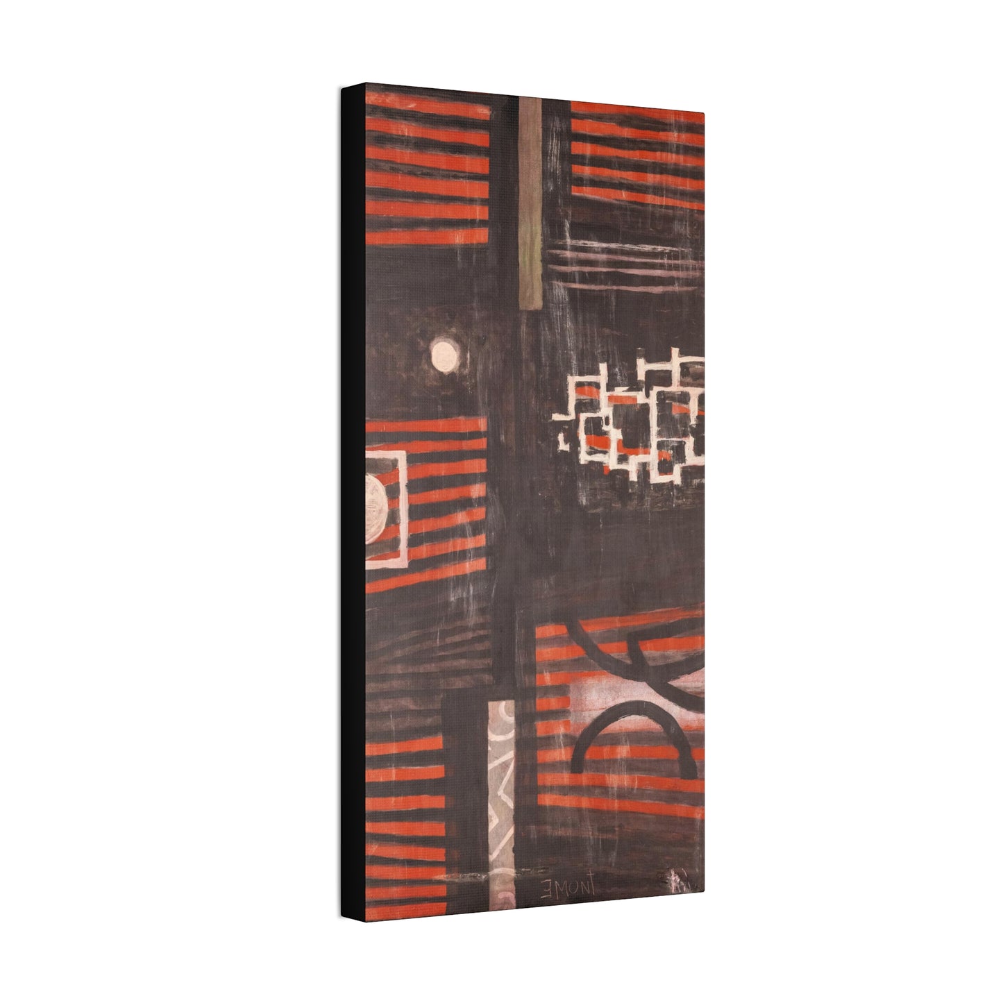 Red and Black Art Print