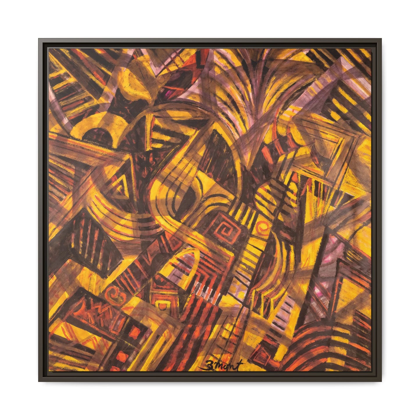 Bold Colorful Abstract Contemporary Art Print