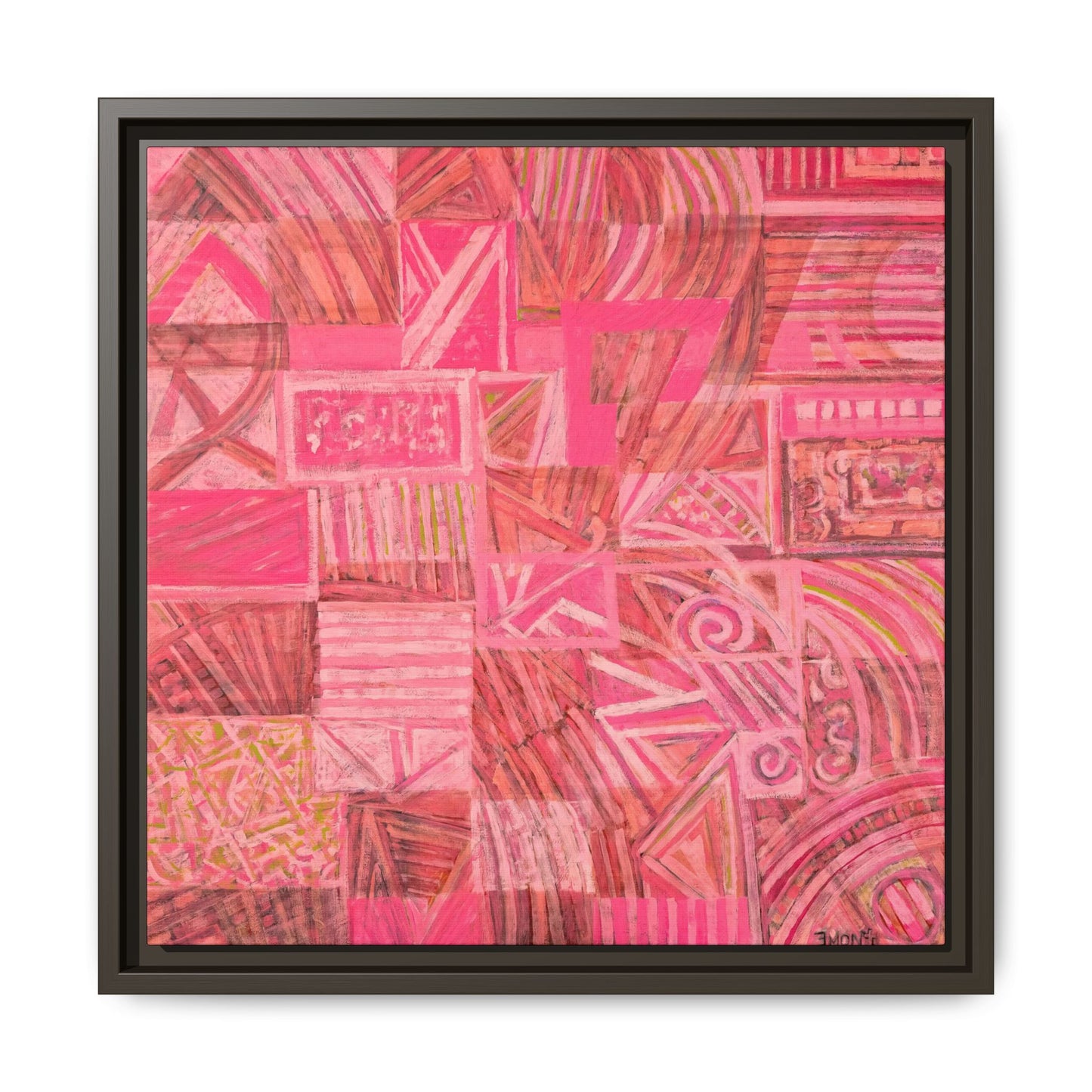 Large Abstract Print on Canvas