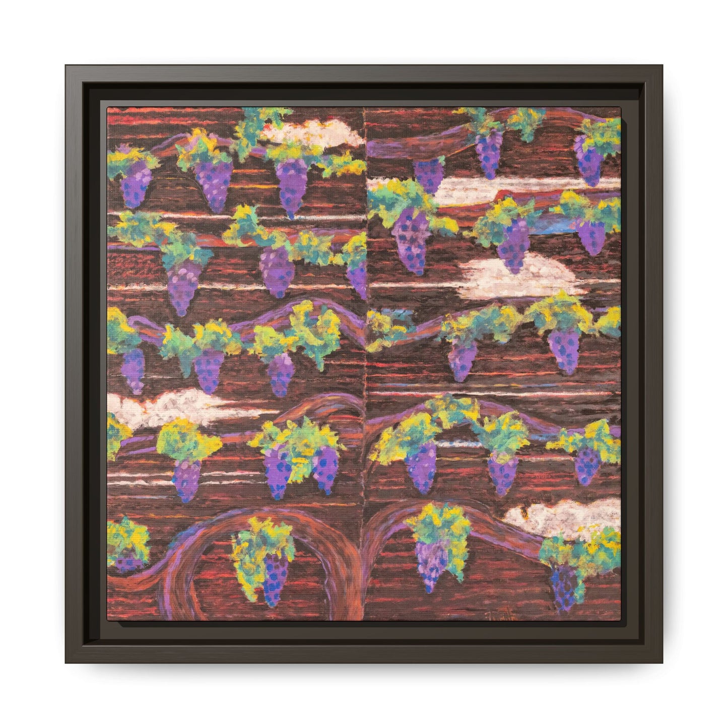 Wine Grapes Art Print