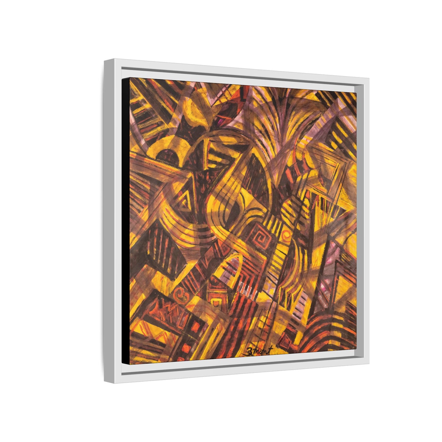 Bold Colorful Abstract Contemporary Art Print