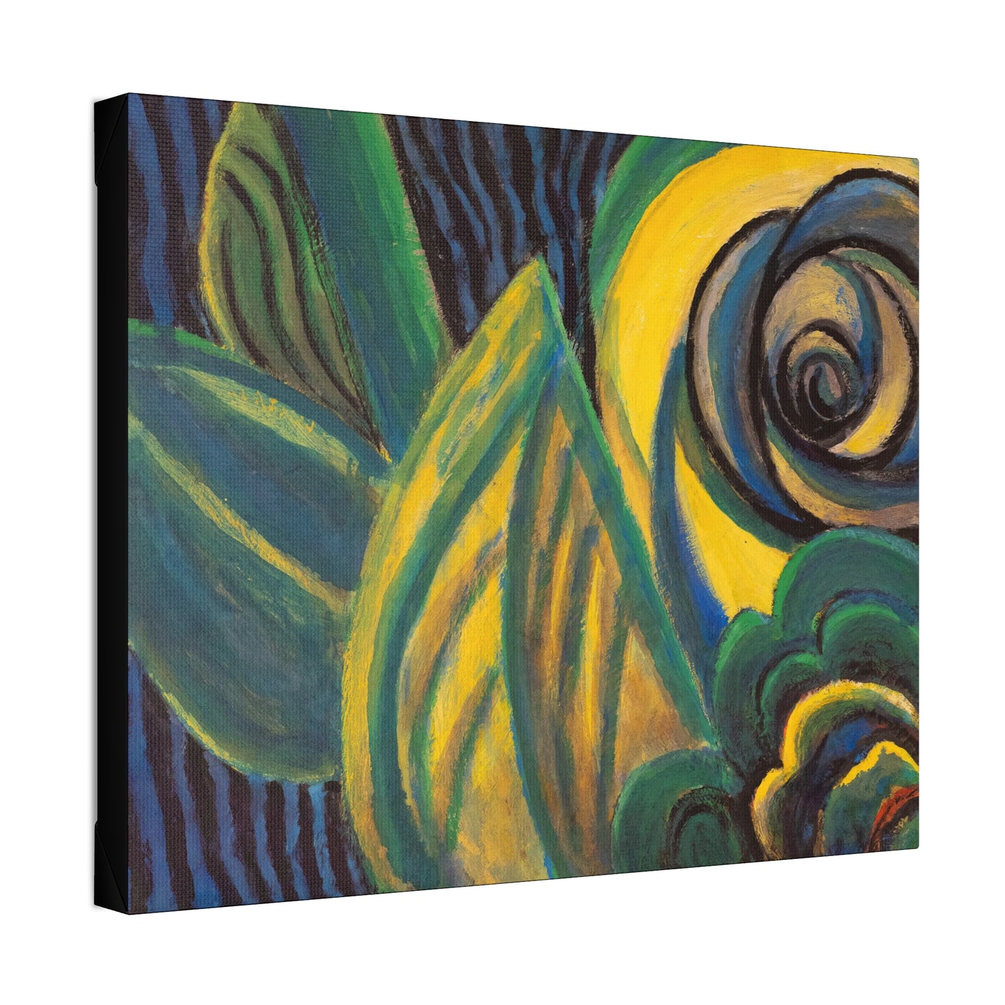 Green and Yellow Abstract