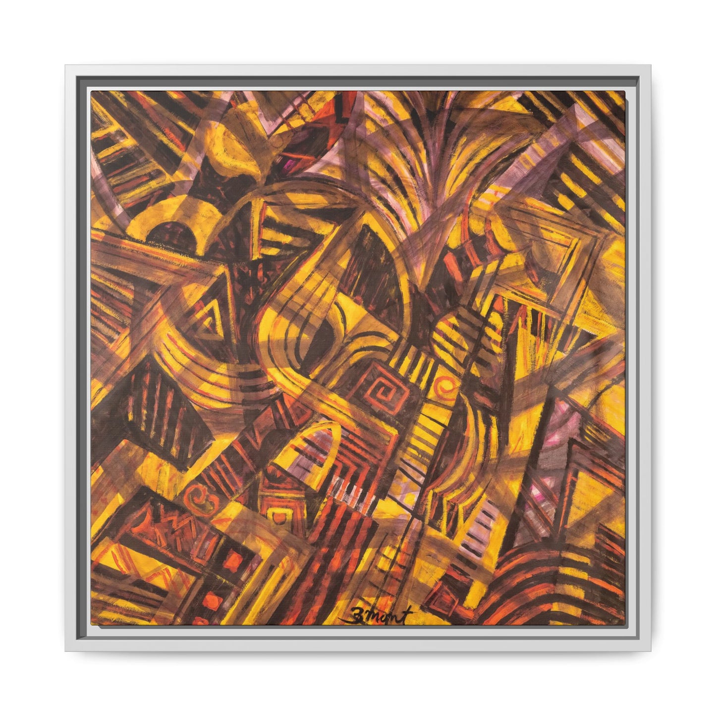 Bold Colorful Abstract Contemporary Art Print