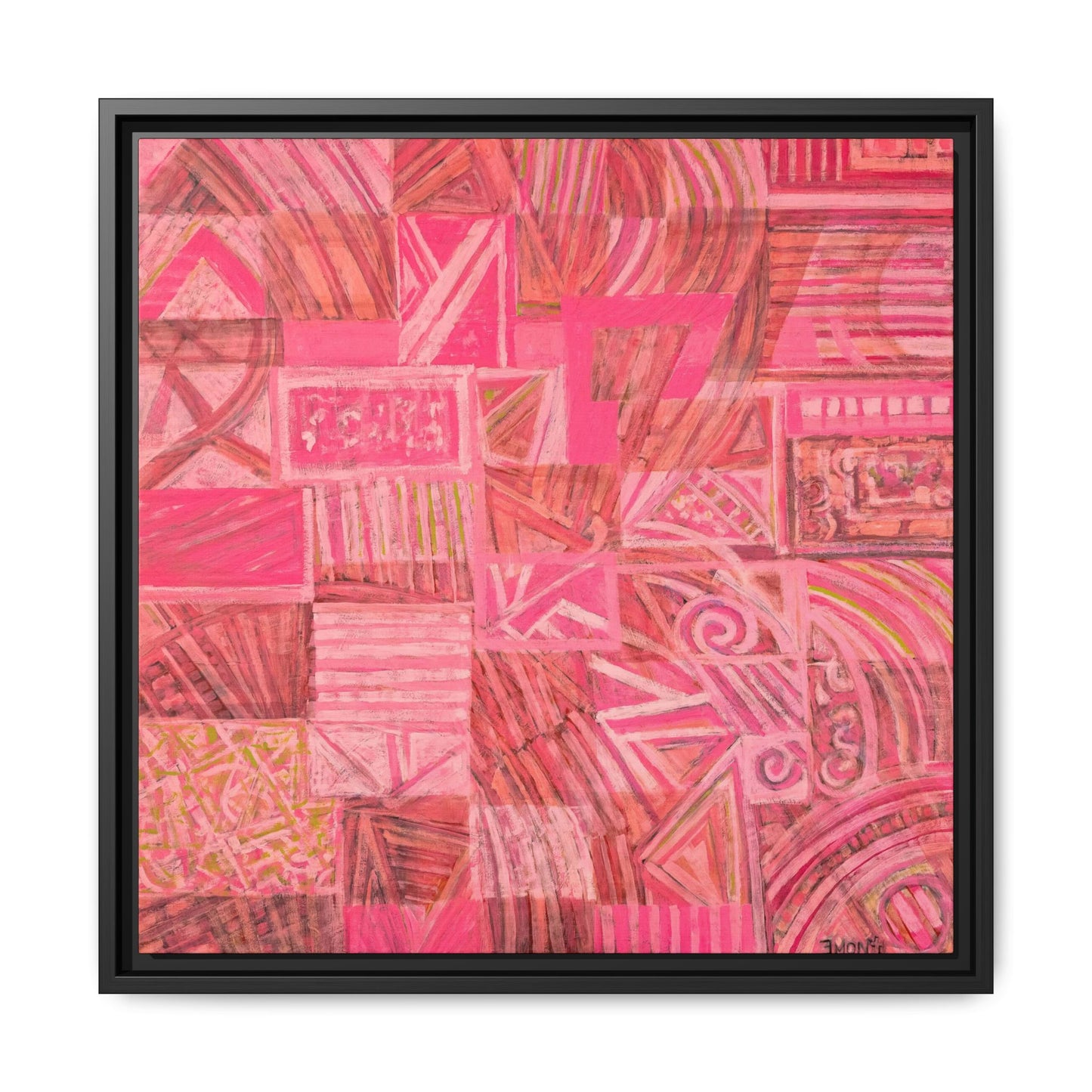 Large Abstract Print on Canvas