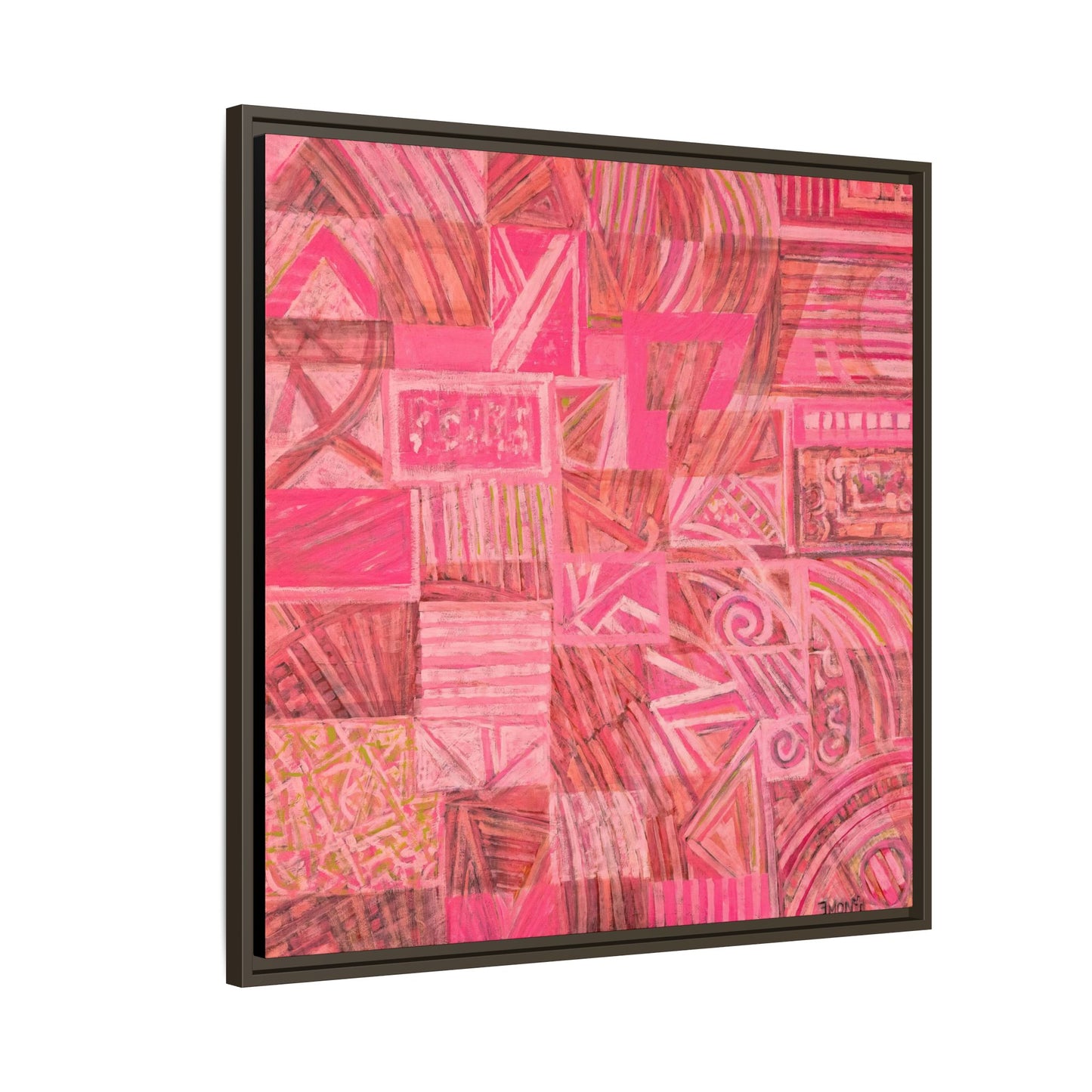 Large Abstract Print on Canvas