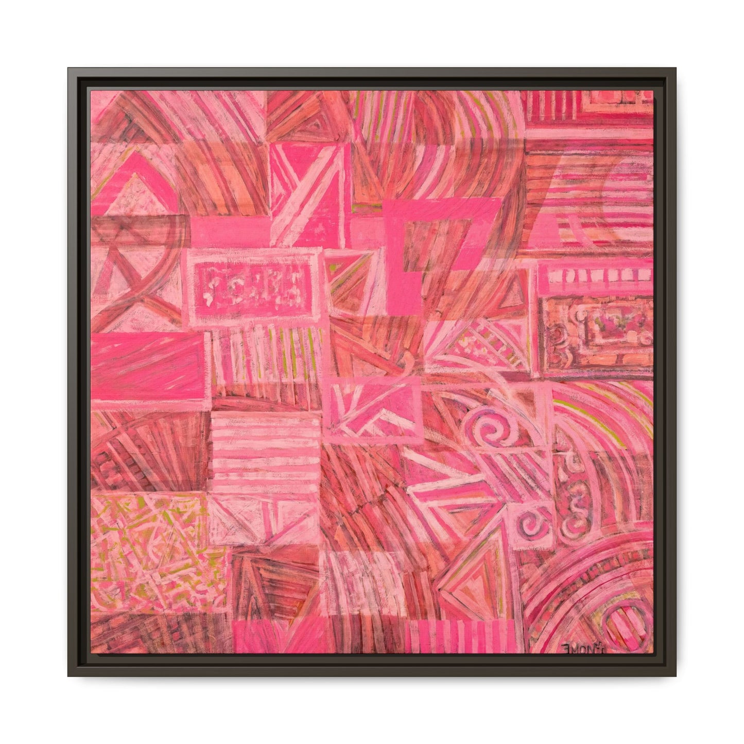 Large Abstract Print on Canvas