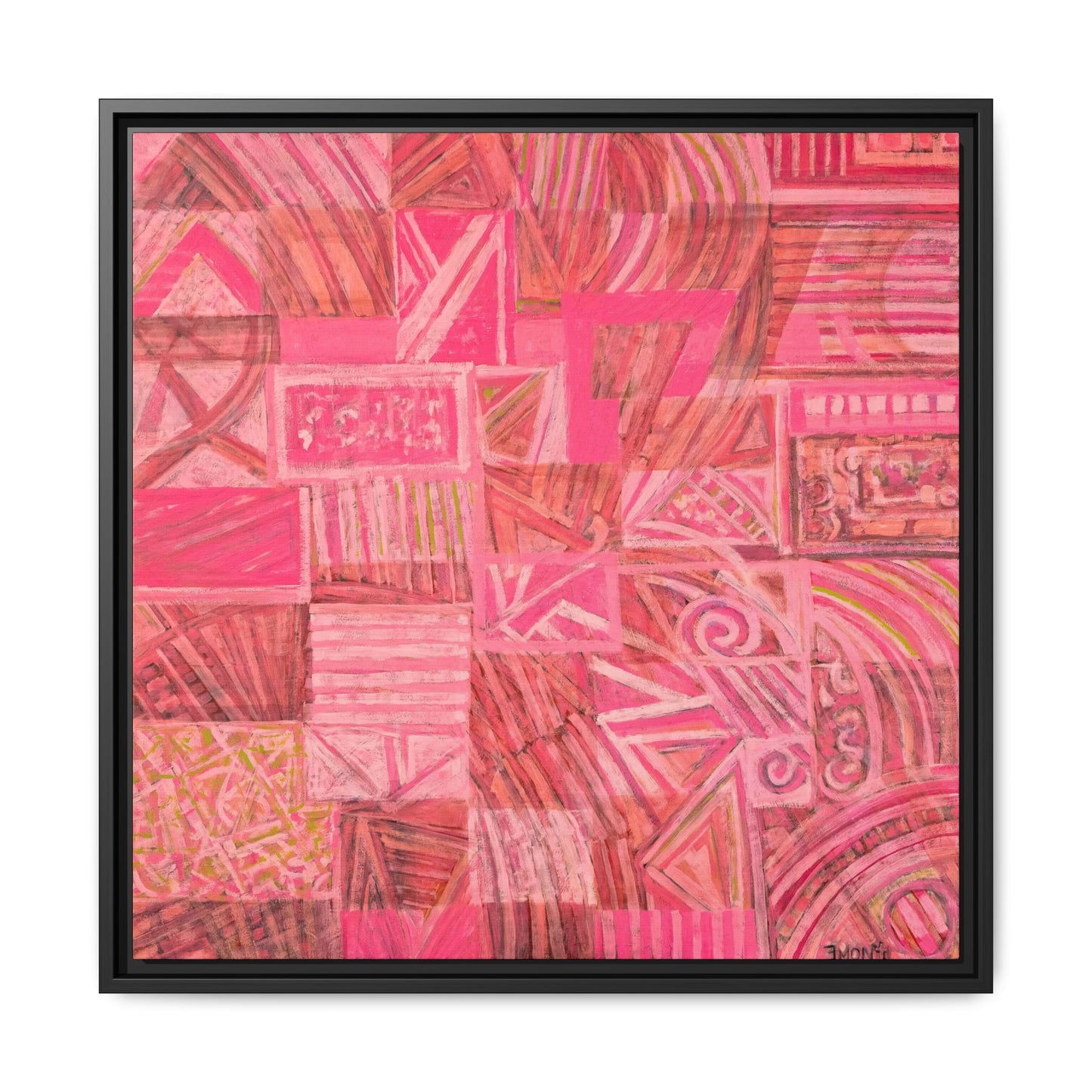 Large Abstract Print on Canvas