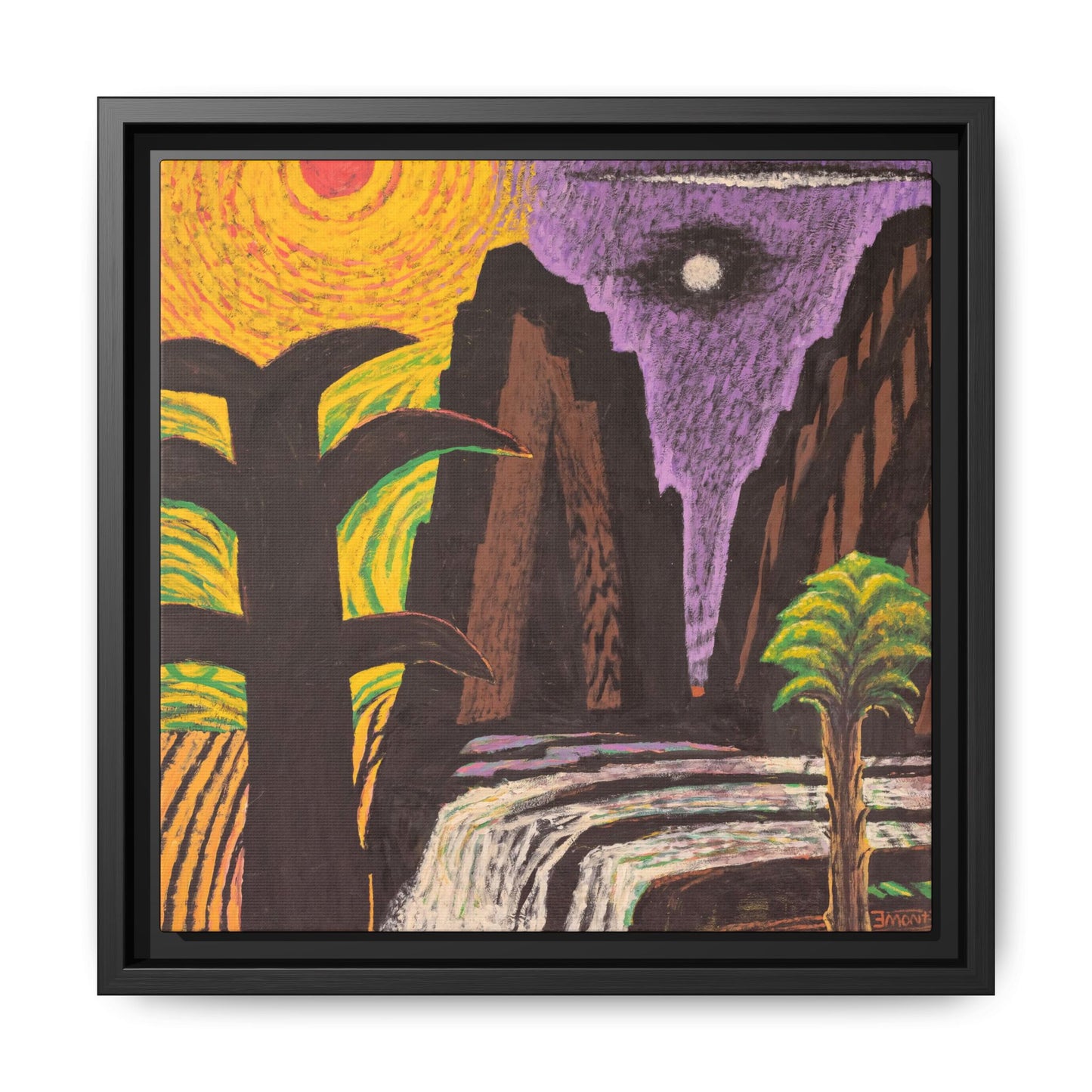 Abstract Landscape Print