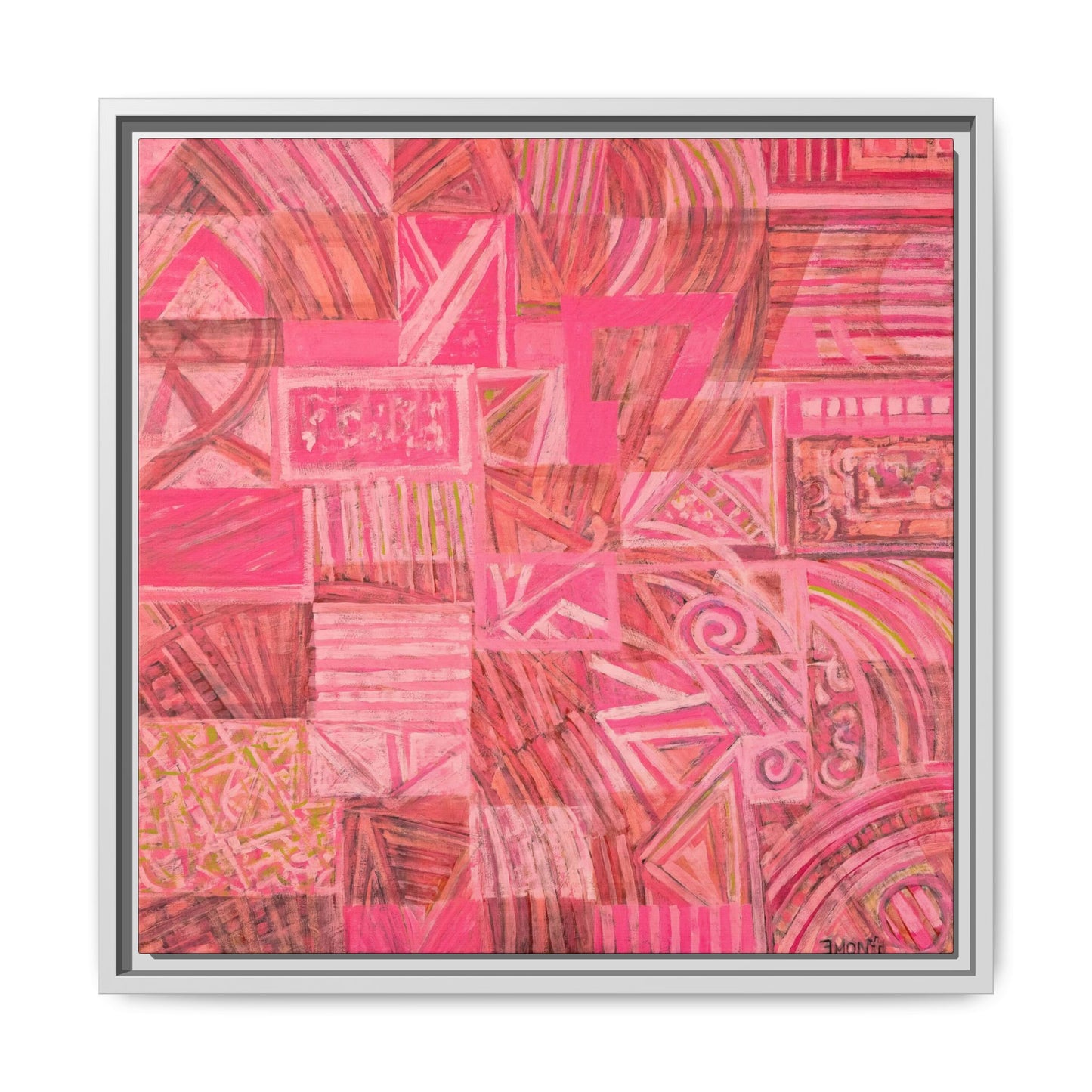 Large Abstract Print on Canvas