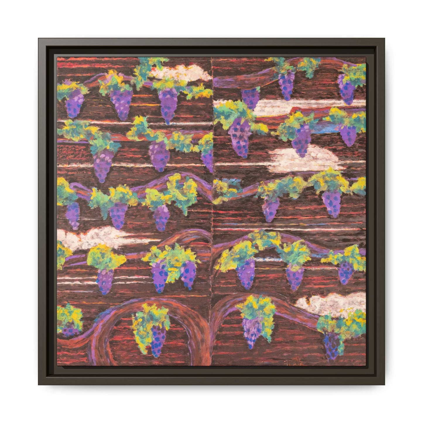 Wine Grapes Art Print