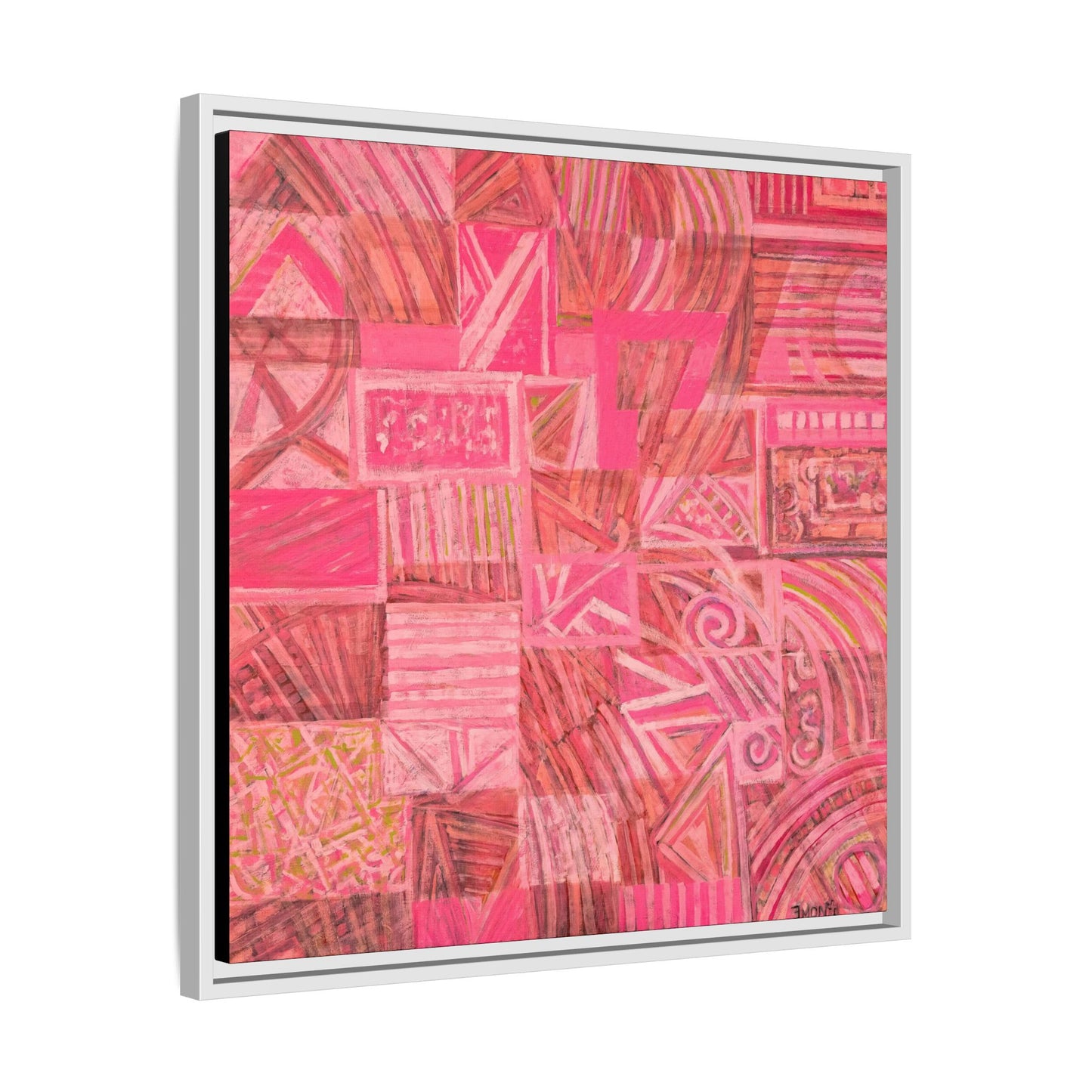 Large Abstract Print on Canvas