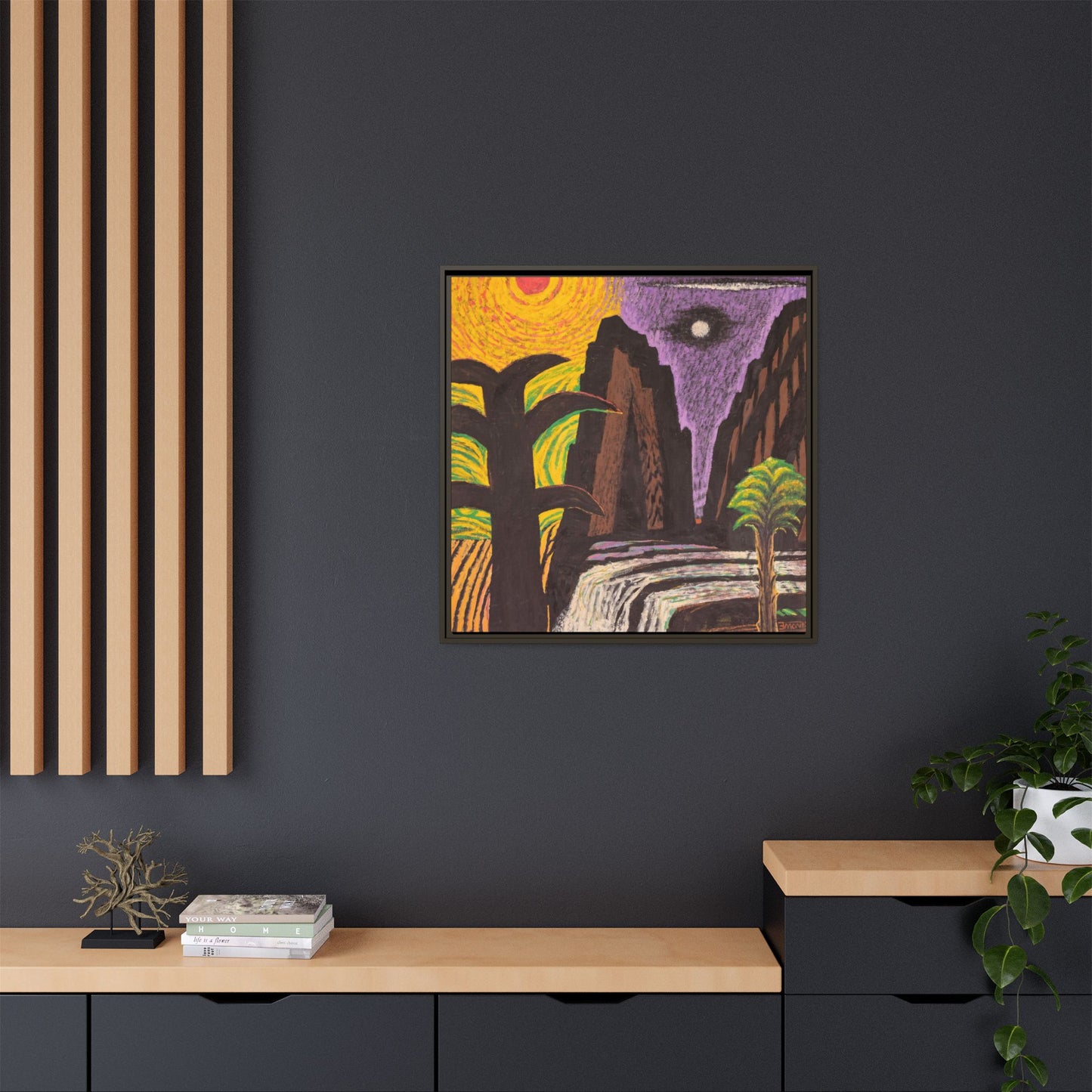 Abstract Landscape Print