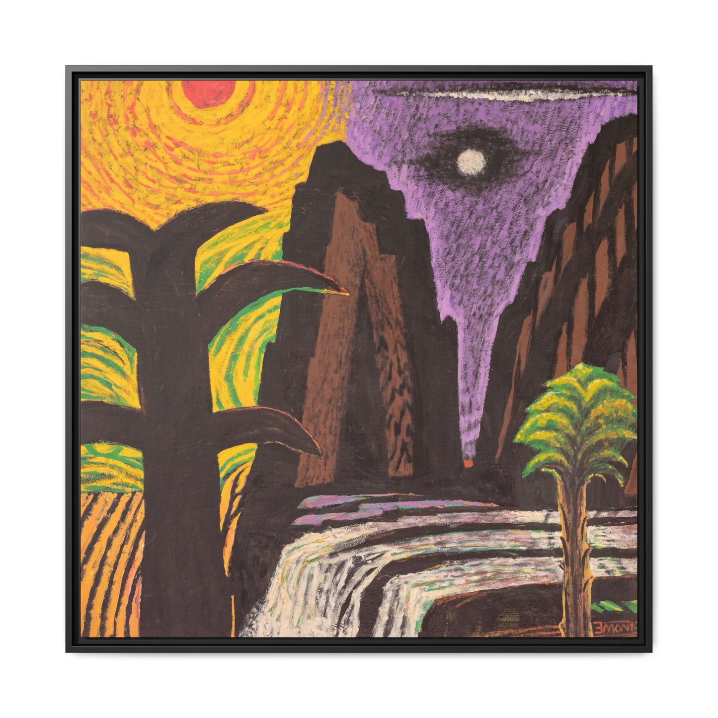 Abstract Landscape Print