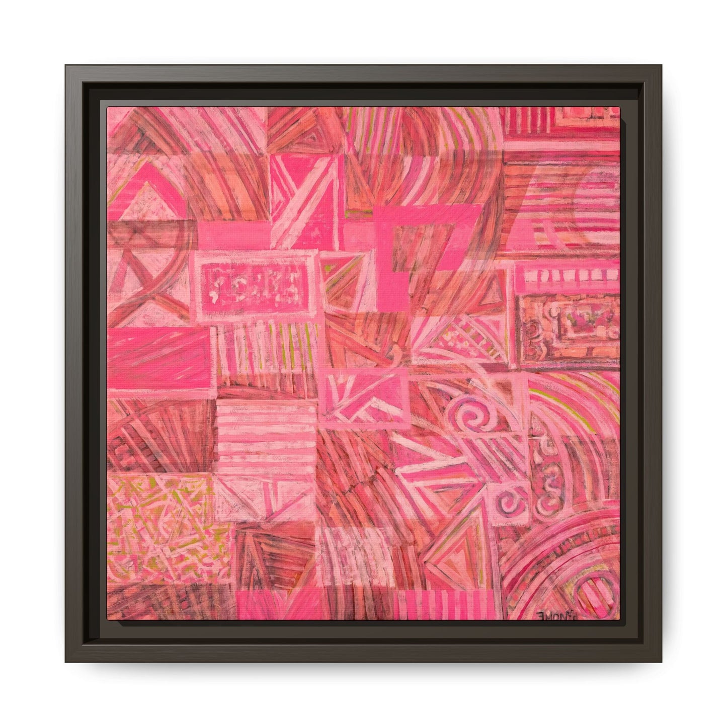 Large Abstract Print on Canvas