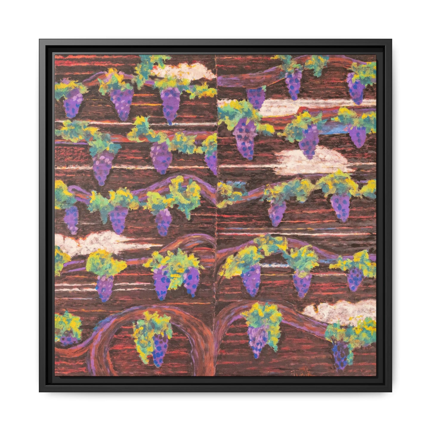 Wine Grapes Art Print