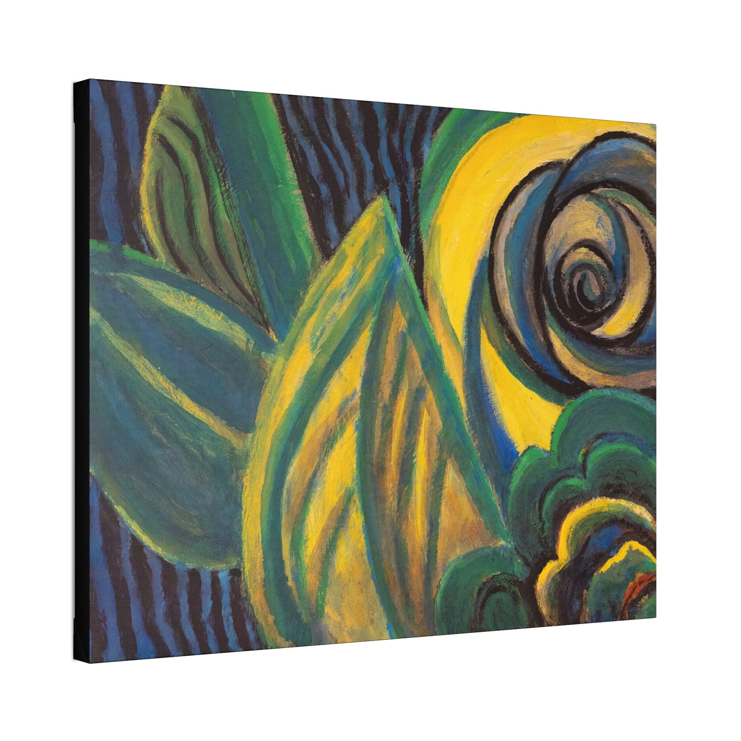 Green and Yellow Abstract