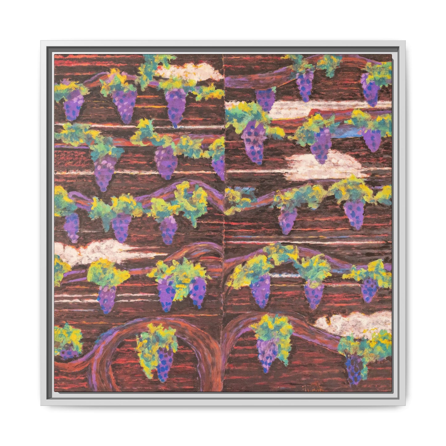 Wine Grapes Art Print