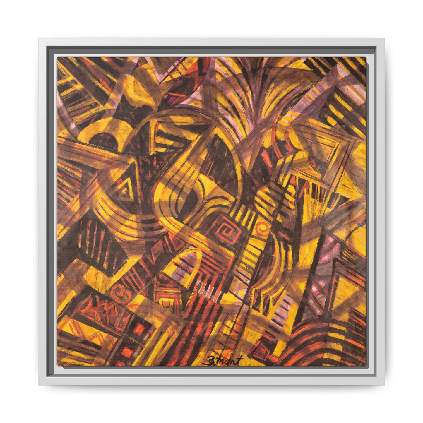 Bold Colorful Abstract Contemporary Art Print