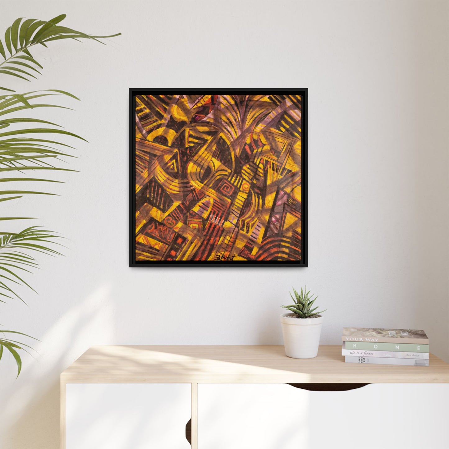 Bold Colorful Abstract Contemporary Art Print