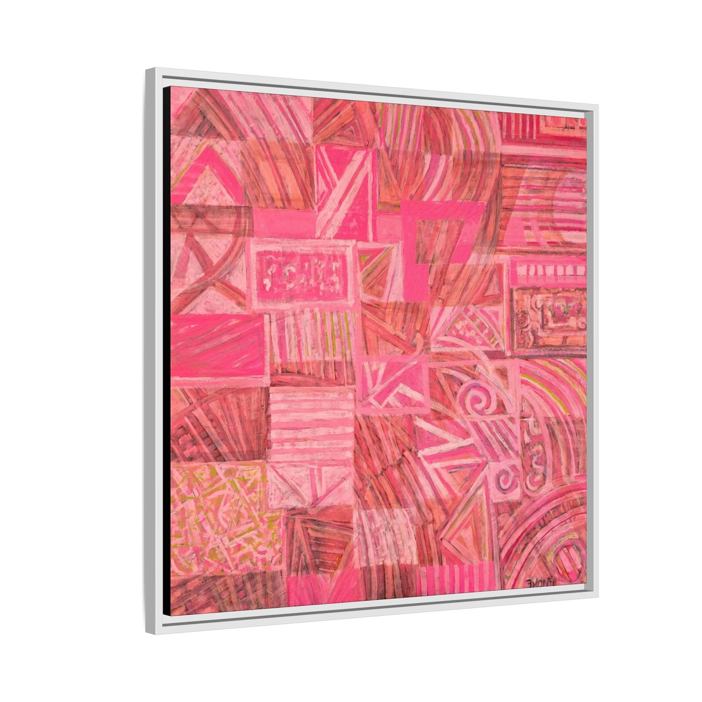 Large Abstract Print on Canvas