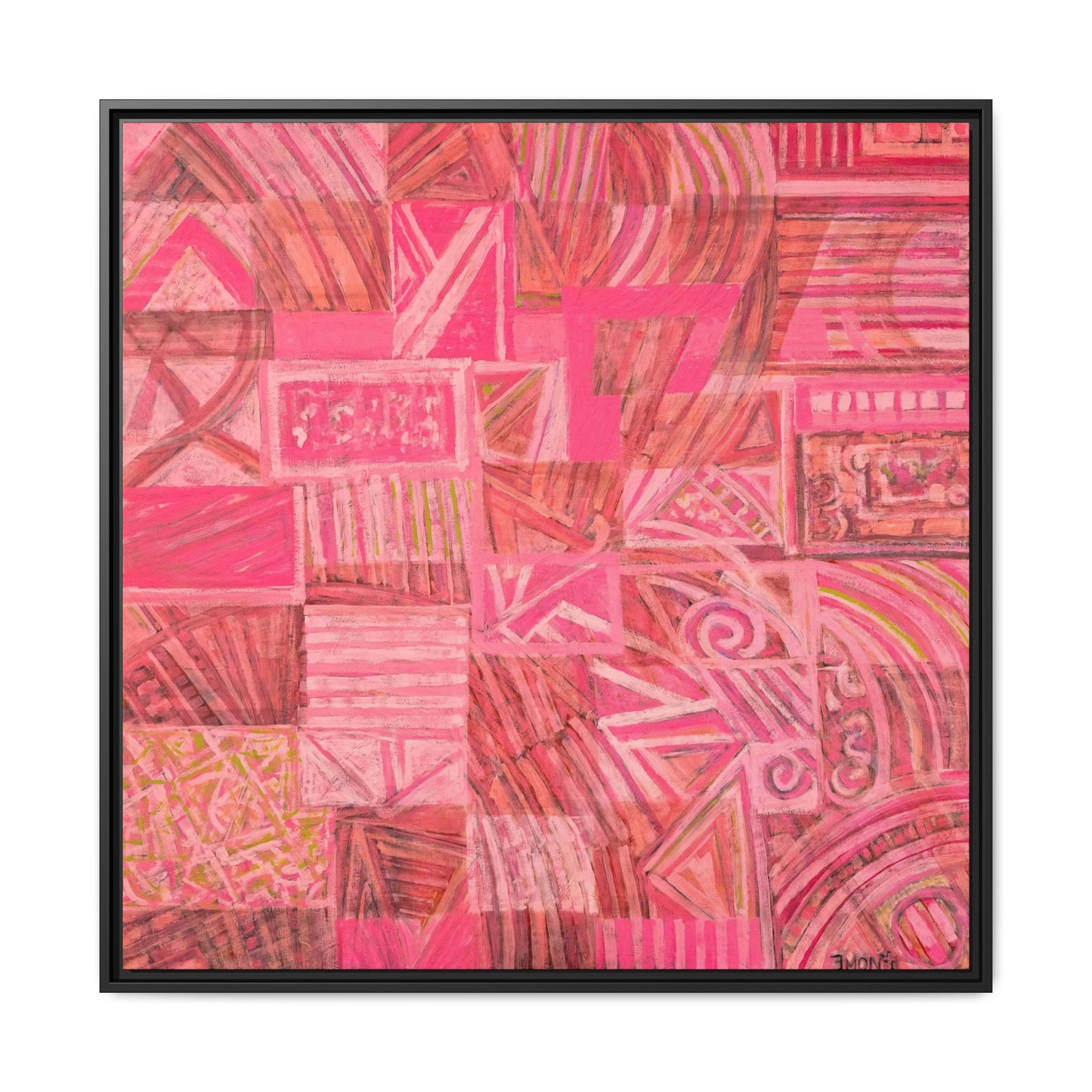 Large Abstract Print on Canvas