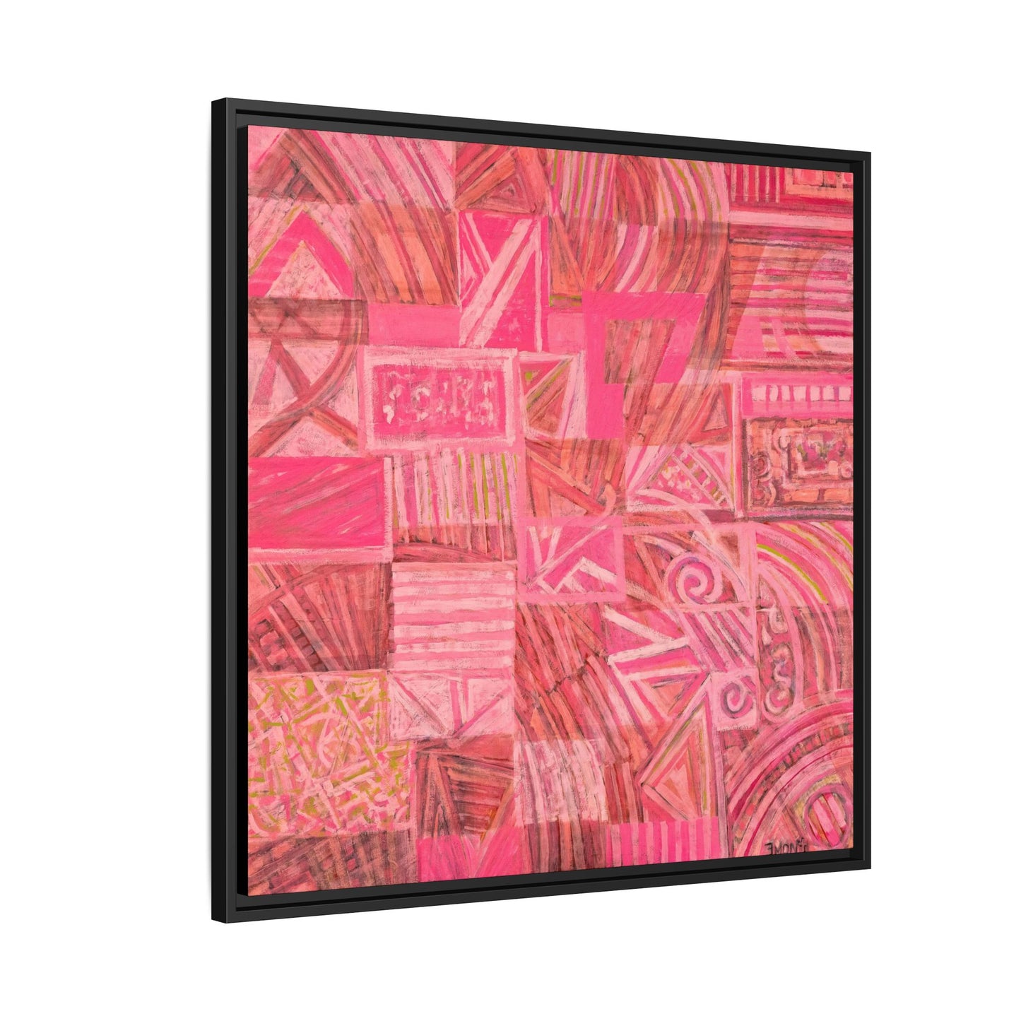 Large Abstract Print on Canvas