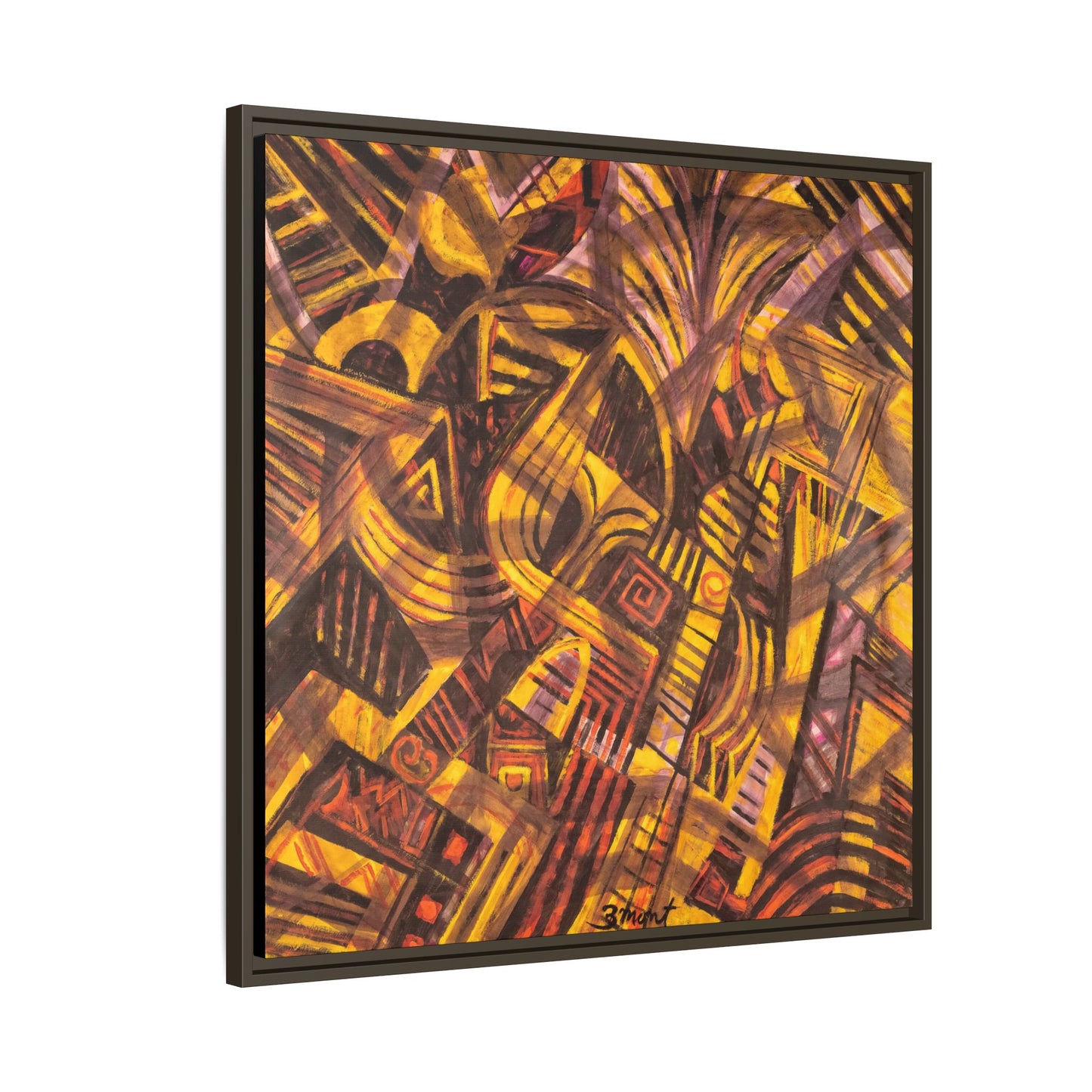 Bold Colorful Abstract Contemporary Art Print