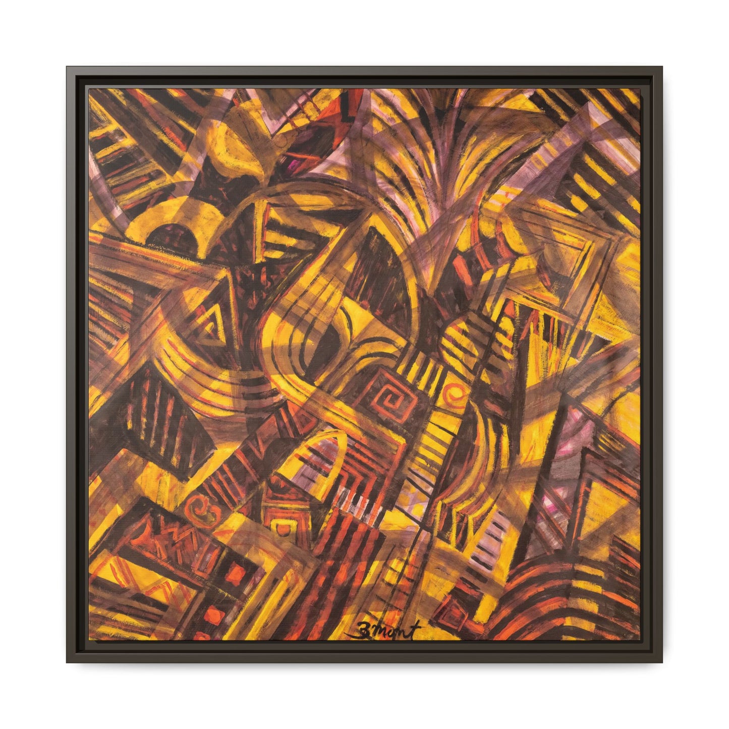 Bold Colorful Abstract Contemporary Art Print