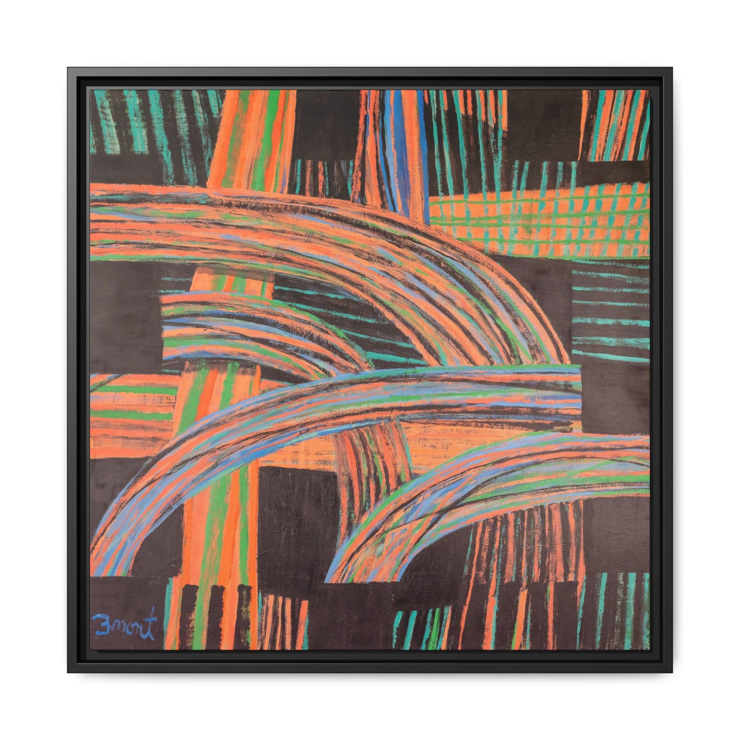 Colorful Abstract by Monte Dean