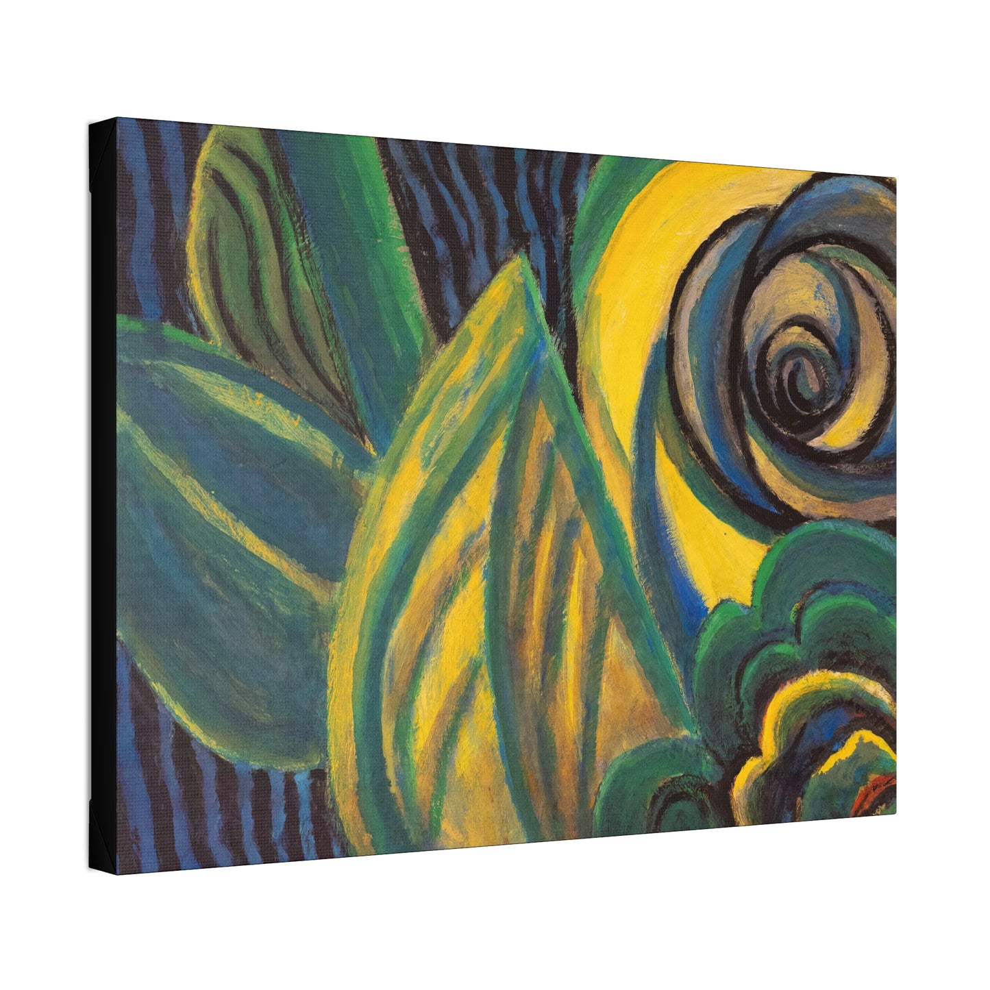 Green and Yellow Abstract