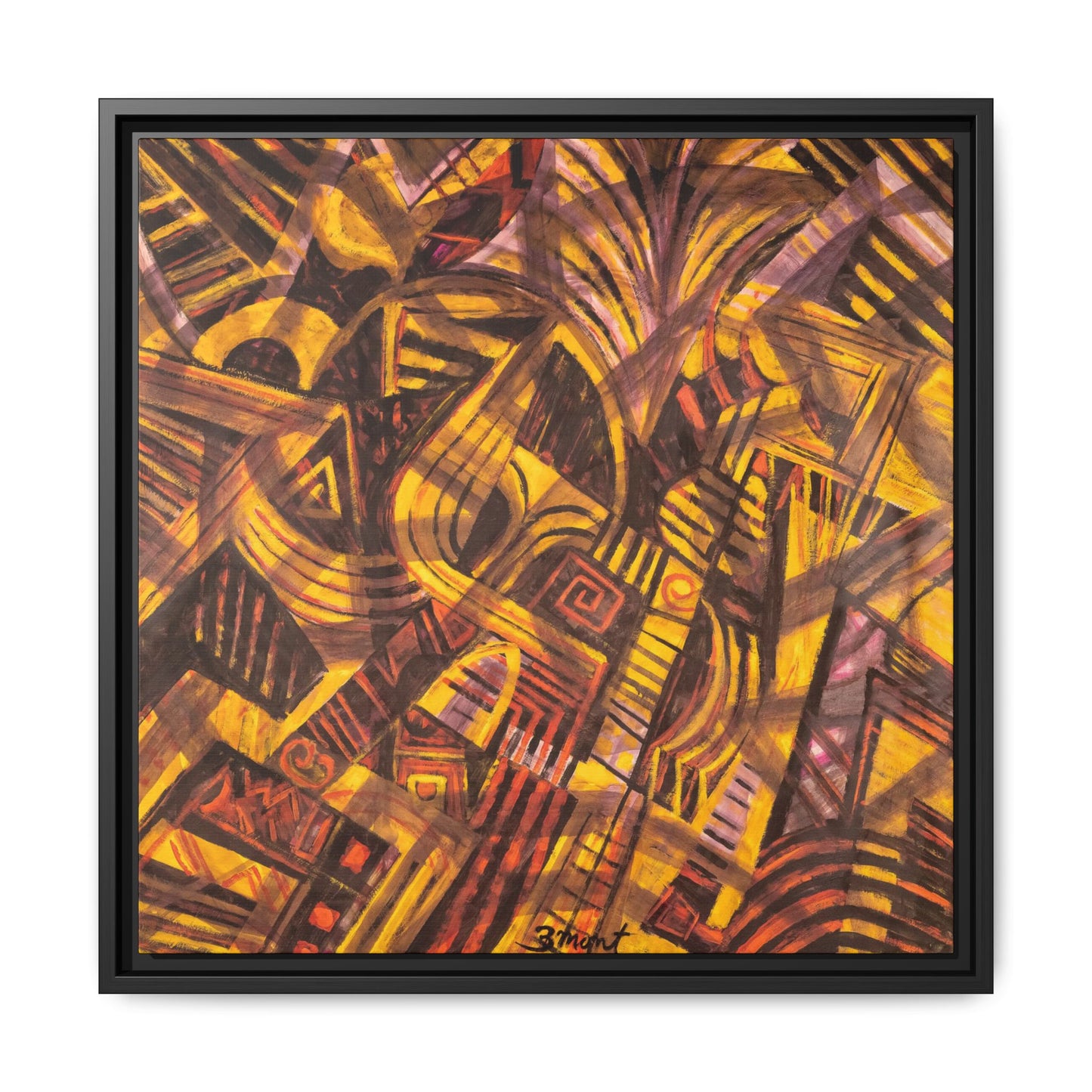 Bold Colorful Abstract Contemporary Art Print