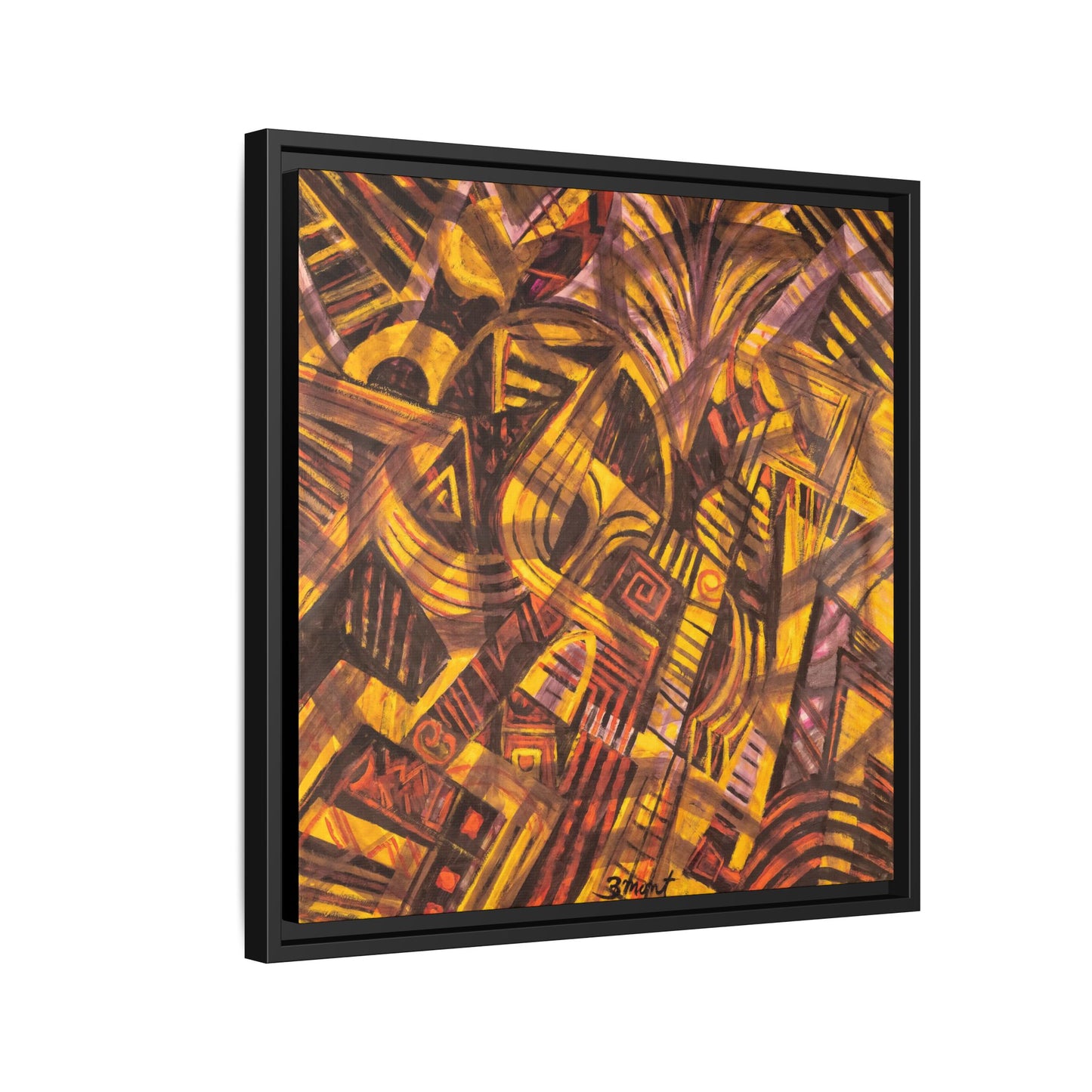 Bold Colorful Abstract Contemporary Art Print