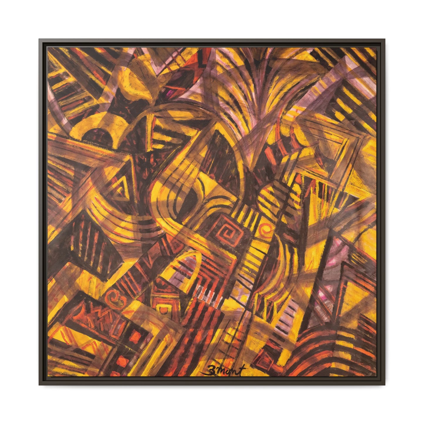 Bold Colorful Abstract Contemporary Art Print