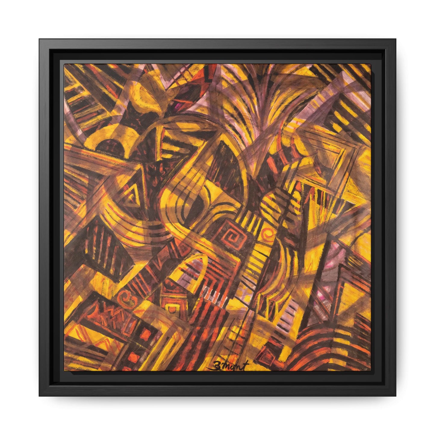 Bold Colorful Abstract Contemporary Art Print