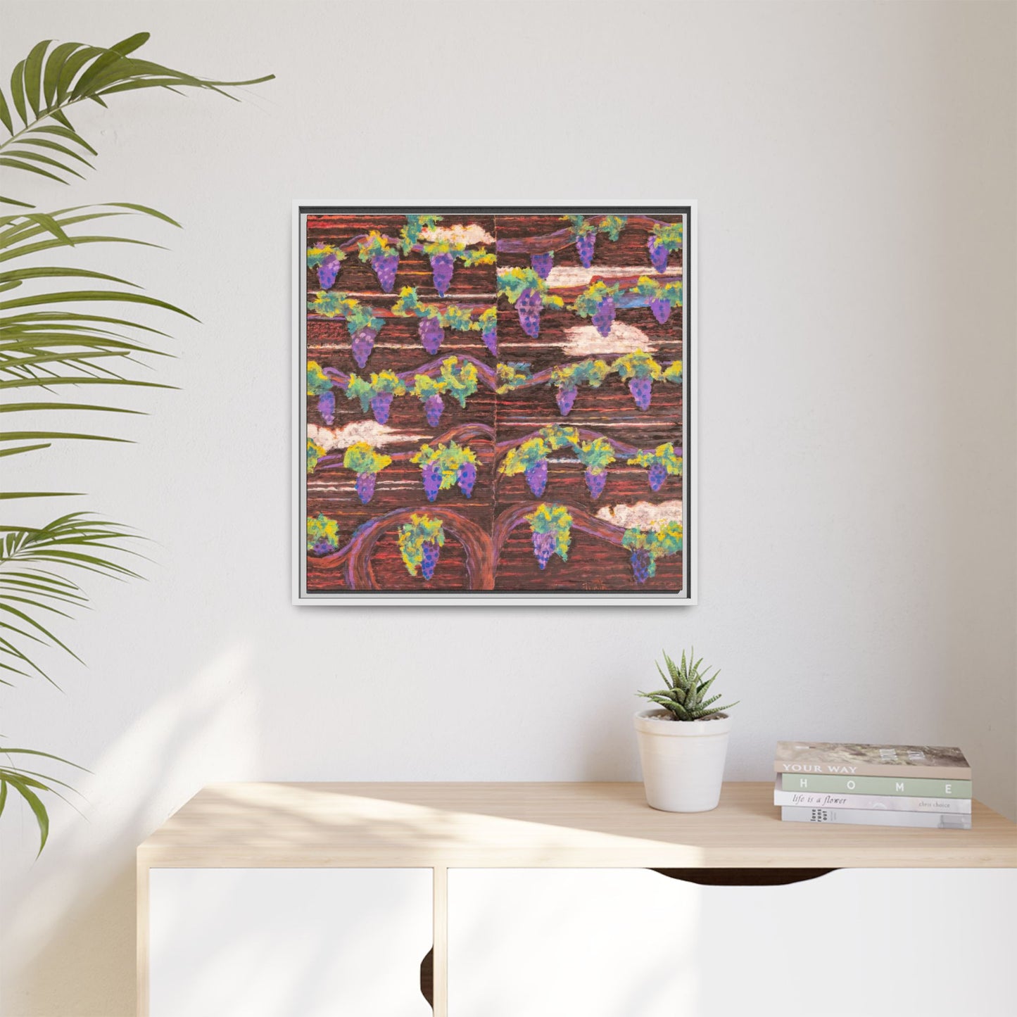 Wine Grapes Art Print