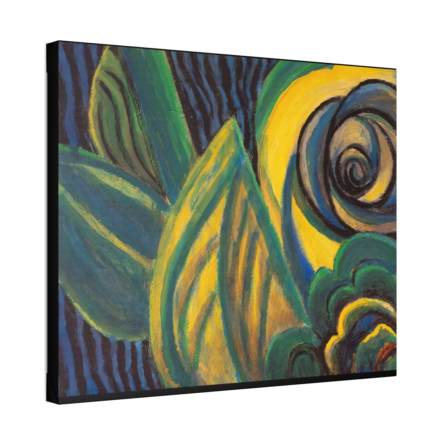 Green and Yellow Abstract