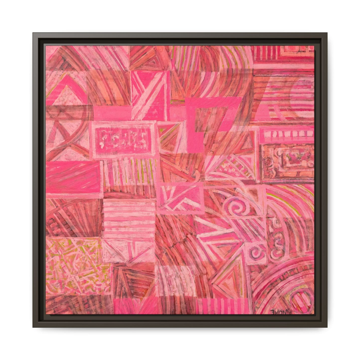 Large Abstract Print on Canvas