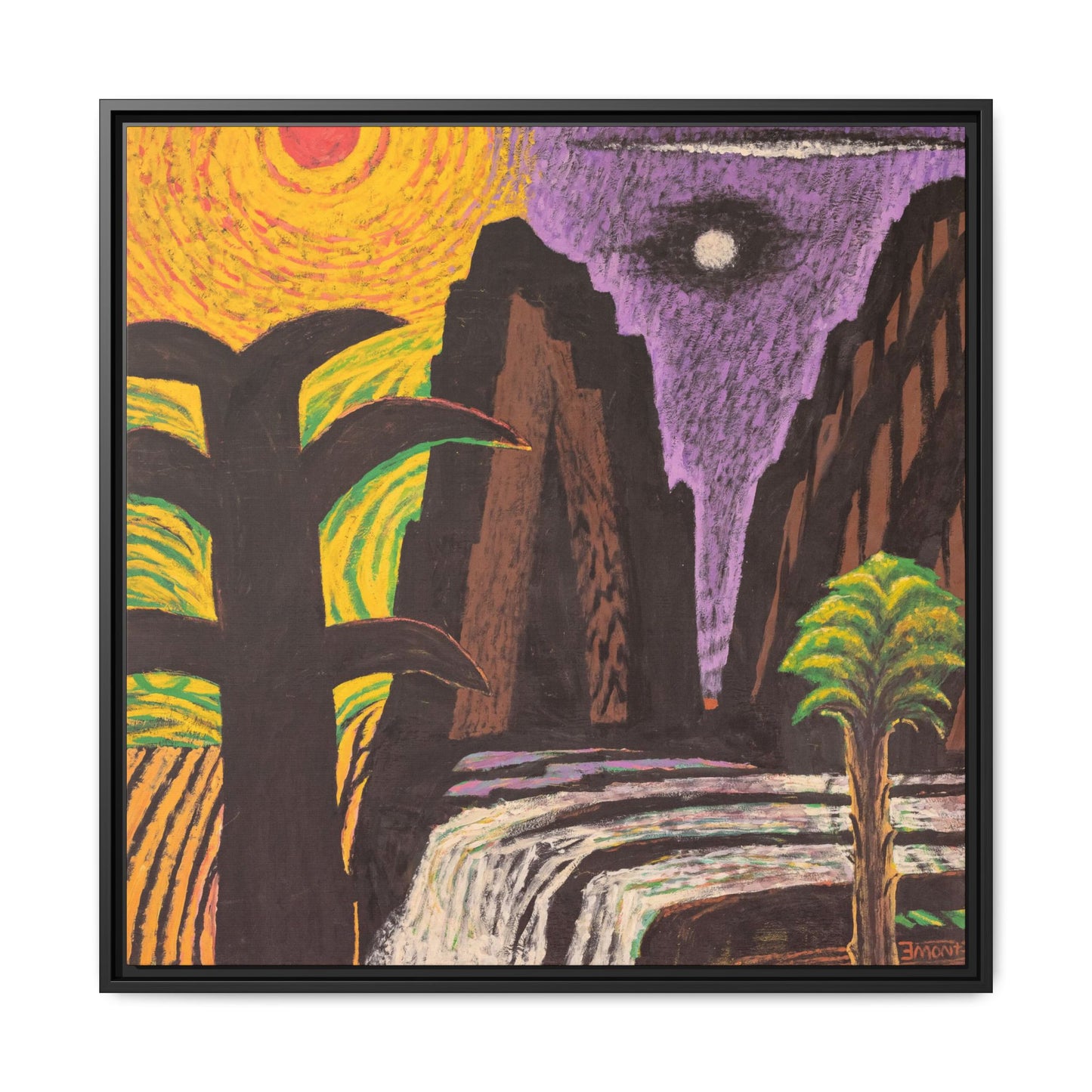 Abstract Landscape Print