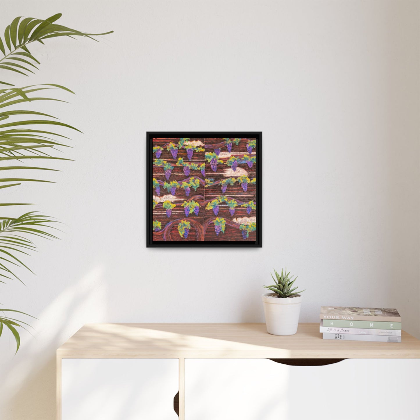 Wine Grapes Art Print