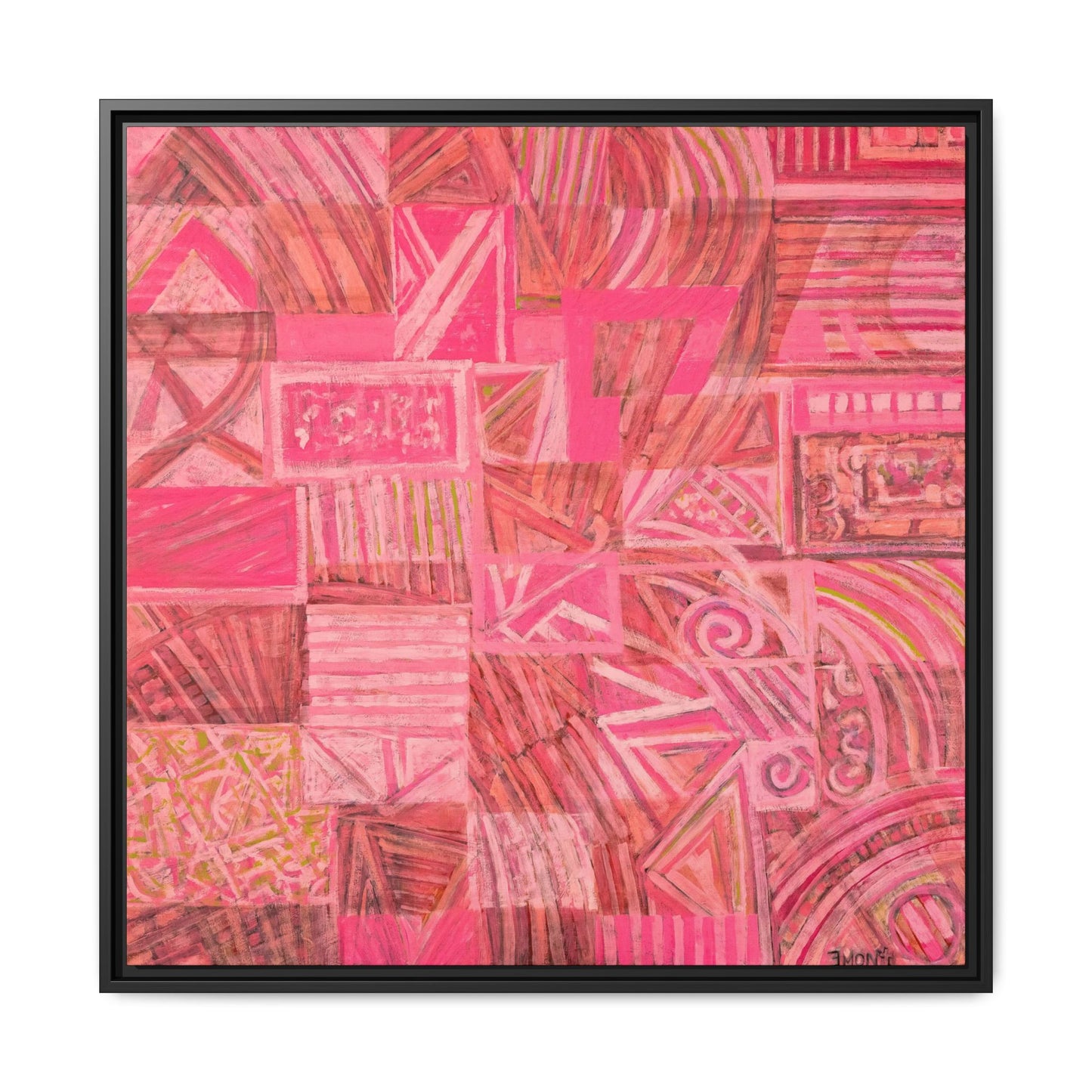 Large Abstract Print on Canvas