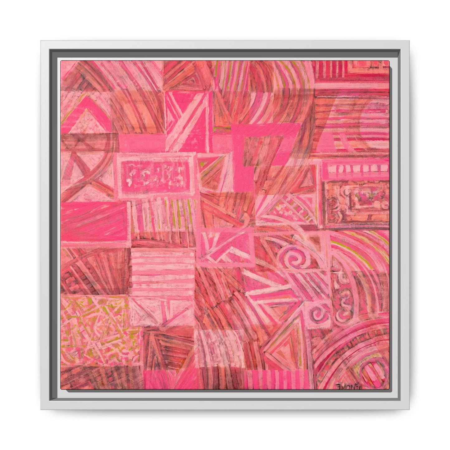 Large Abstract Print on Canvas