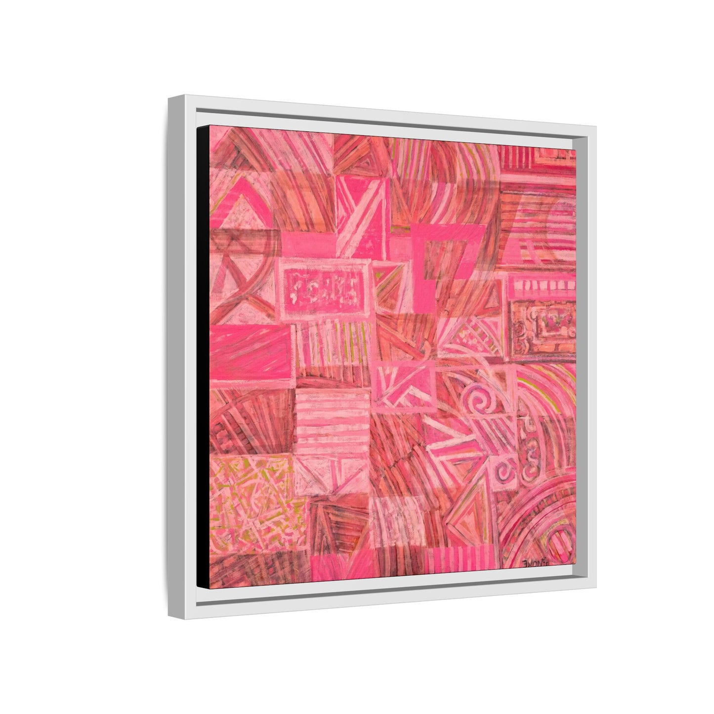 Large Abstract Print on Canvas