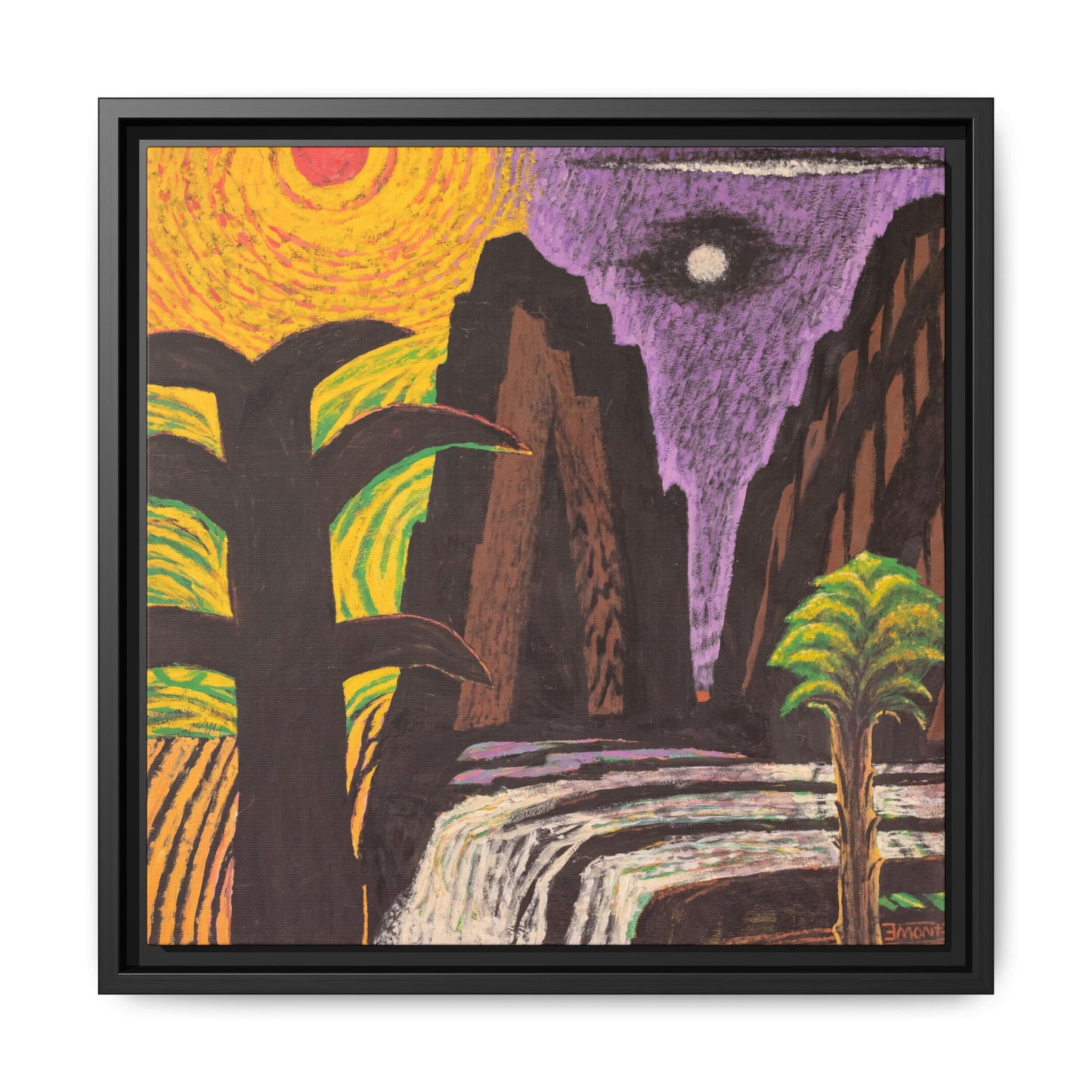 Abstract Landscape Print