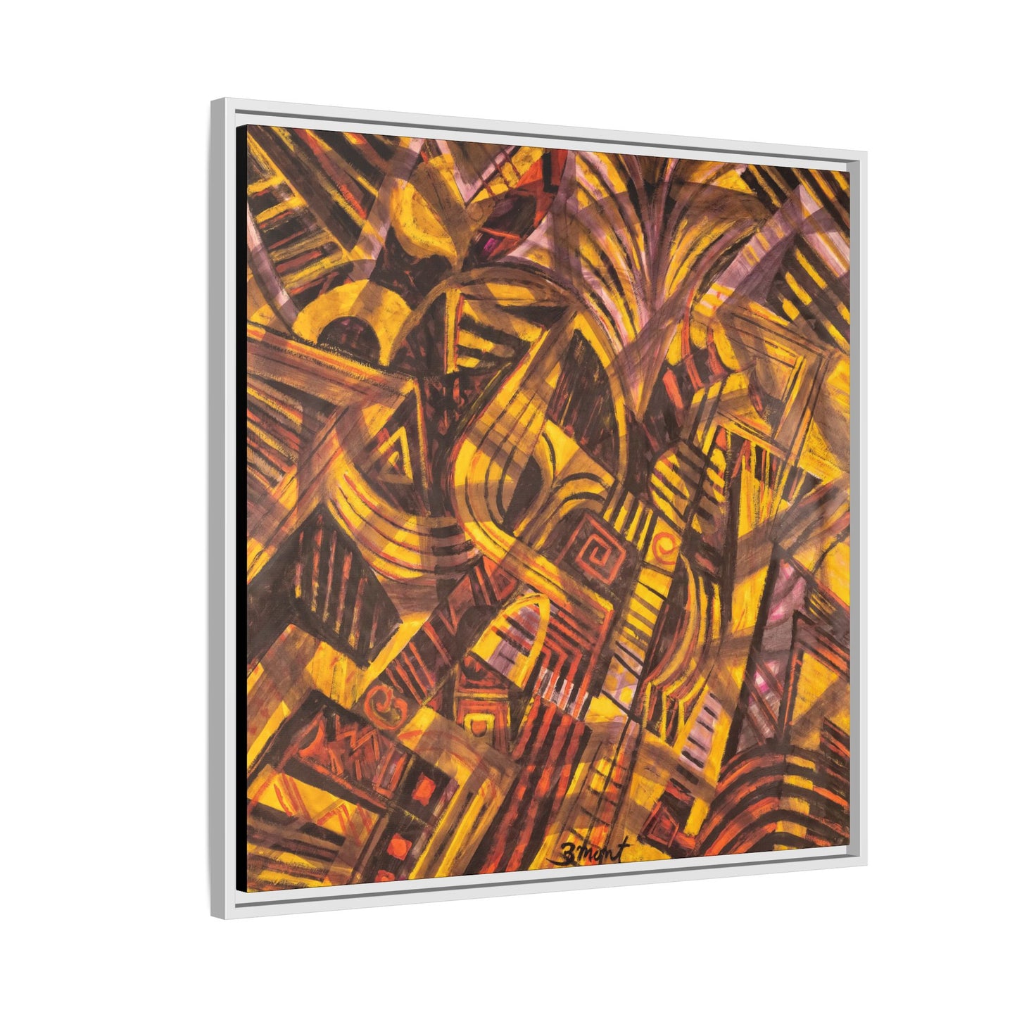 Bold Colorful Abstract Contemporary Art Print