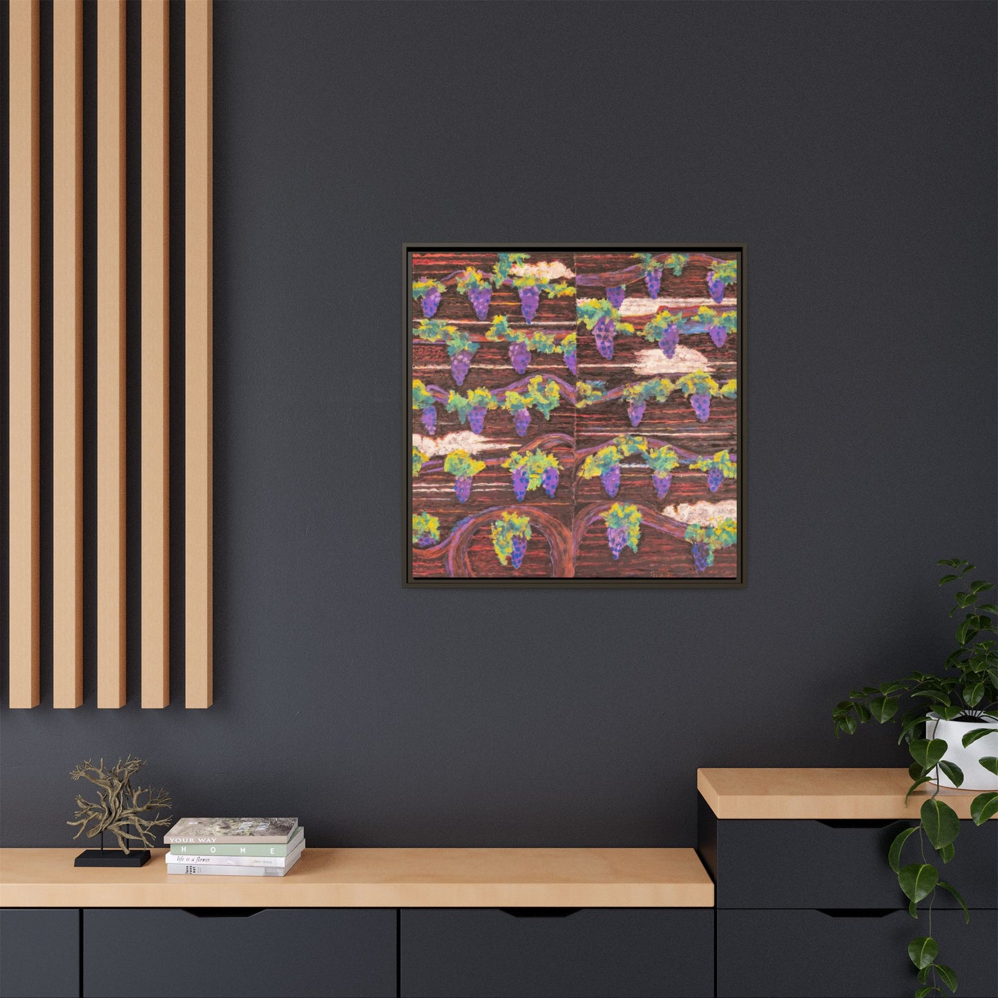 Wine Grapes Art Print