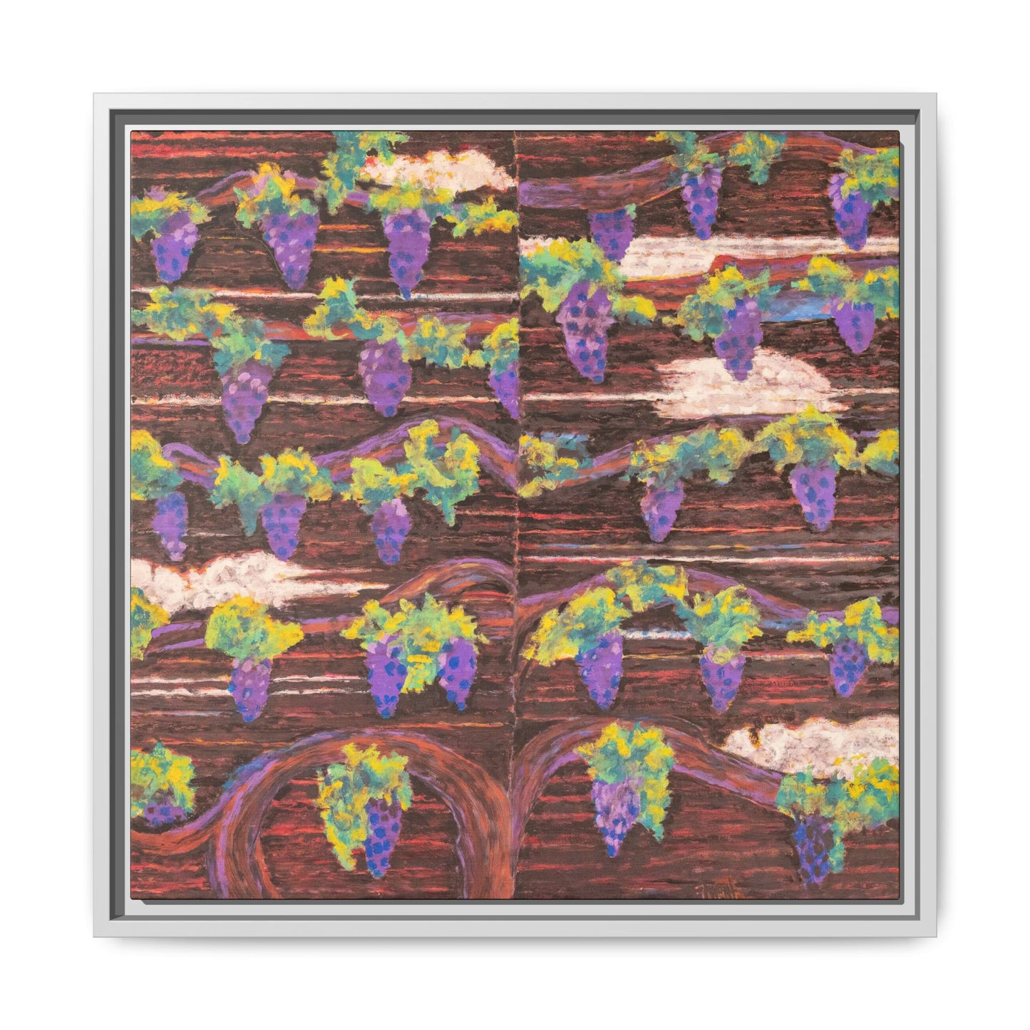 Wine Grapes Art Print