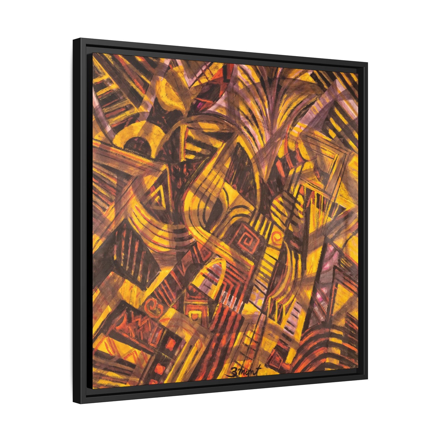 Bold Colorful Abstract Contemporary Art Print