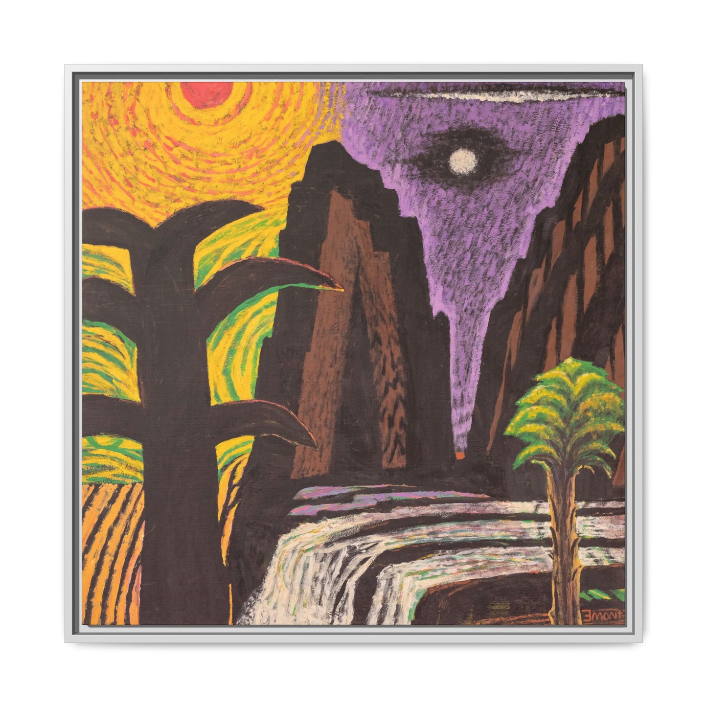 Abstract Landscape Print